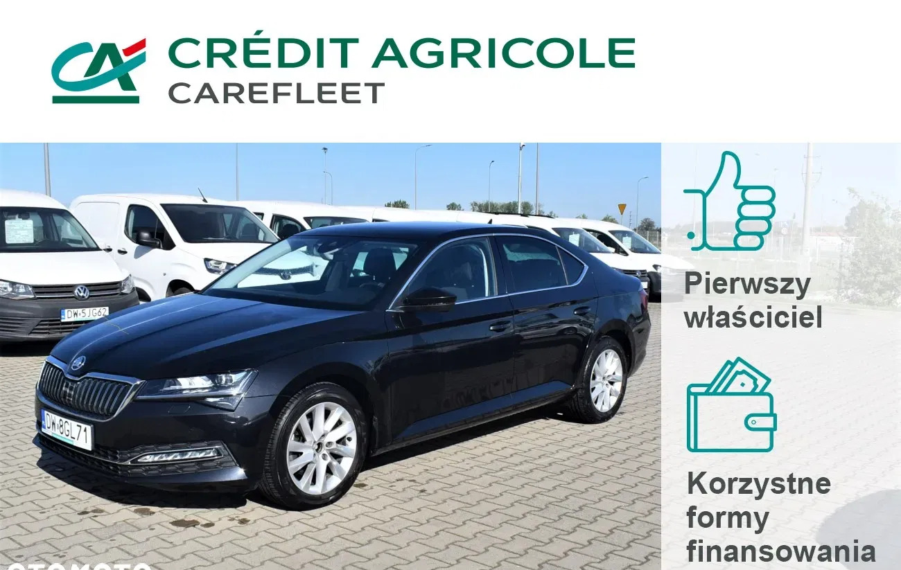 skoda Skoda Superb cena 108400 przebieg: 98621, rok produkcji 2019 z Borne Sulinowo